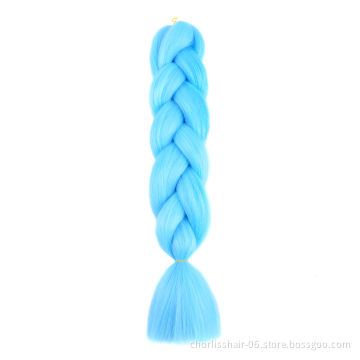 Wholesale 24'' Ombre Yaki Jumbo Braids Pre-stretched Crochet Synthetic Afro Braiding Hair Extensions Expression Braiding Hair